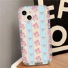 Чехол для iPhone 17 с полноэкранным мелким цветочным рисунком, с подушками безопасности, для 16pro, парный, 14, Apple, противоударный, 13/15, фабричный