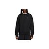 Nike Мужские топы Solo Swoosh из флиса с круглым вырезом черного цвета DX1361-010