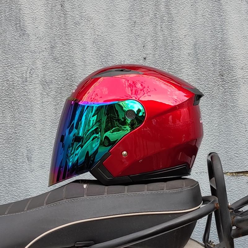 Мотоциклетный шлем, мужской и женский, всесезонный, capacete para motocicleta cascos para moto, с двойными линзами