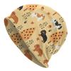 Cavalier King Charles Spaniel In Autumn Skullies Beanies Unisex Women Winter Slouchy Beanie Hat Cartoon Dog Knitting Bonnet Cap Ski