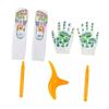 Acupressure Reflexology Tools Set with Massage Tool,Massage Toe Socks,Casual Hand