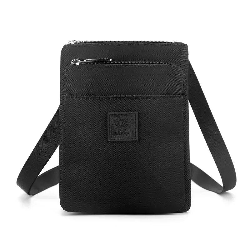 Женская цветная сумка через плечо, квадратная сумка для телефона, многослойная нейлоновая ткань, сумки для монет, держатель для туалетных принадлежностей, сумки через плечо