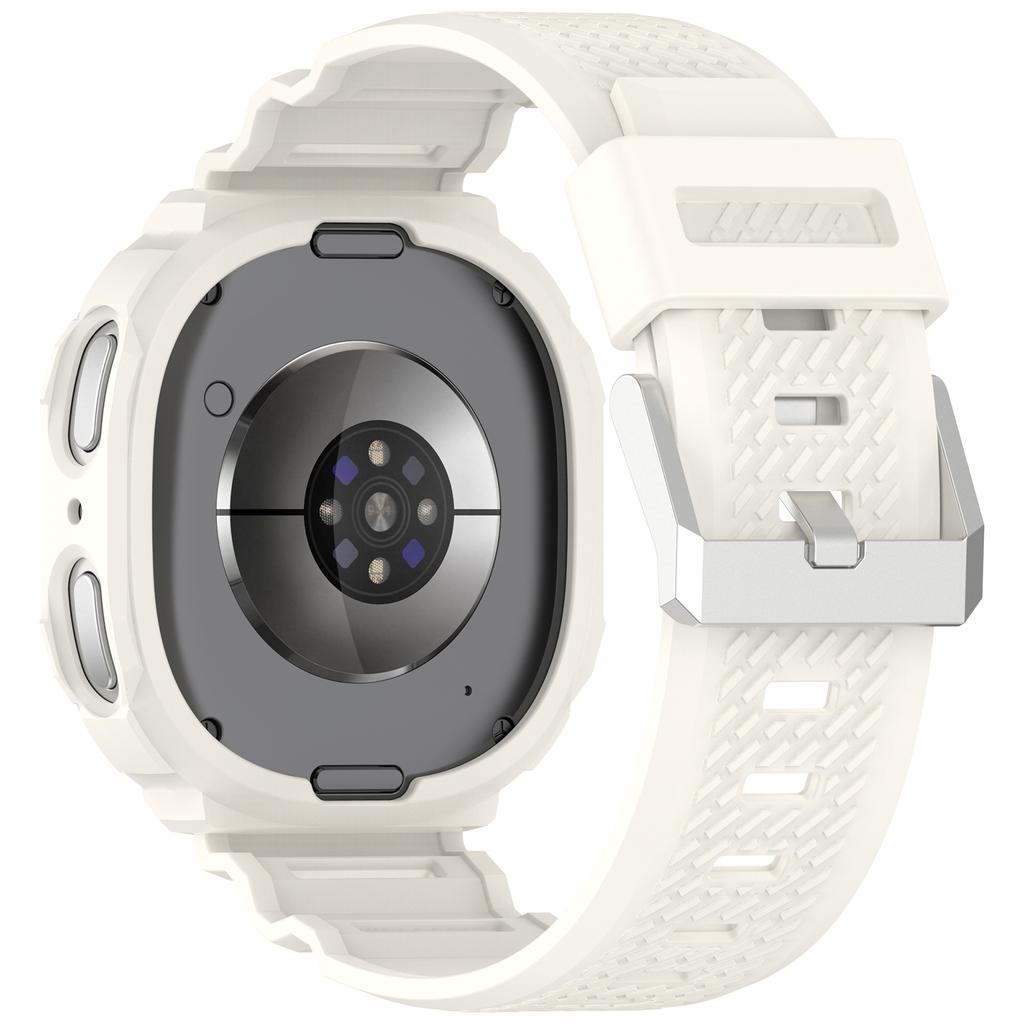 For Samsung Galaxy Watch8 44mm TPU Strap with Integrated Watch Case Adjustable Watchband