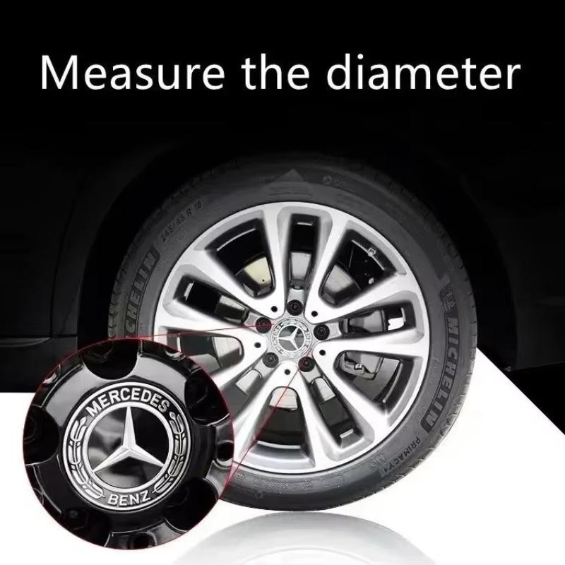 C200 E200 Для Mercedes Benz 4 Штуки/Комплект 75 мм Для Mercedes Benz AMG W203 W206 W220 W205 W211 W212 Центральные Колпачки Ступицы Колес Автомобиля Benz