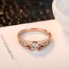 Sace Gems Классическое кольцо из медного сплава с цирконом, женские ювелирные изделия, свадебный подарок для вечеринки