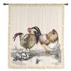 Картина Животное Курица Оконные Шторы Прозрачный Шифон Тюль Шторы Главная Гостиная Фон Украшения