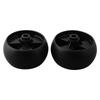 AD23-2Pcs DECK WHEELS 5Inch Deck Wheels And Axle Bolts For Hustler/Toro Ride On Mowers Garden Machine