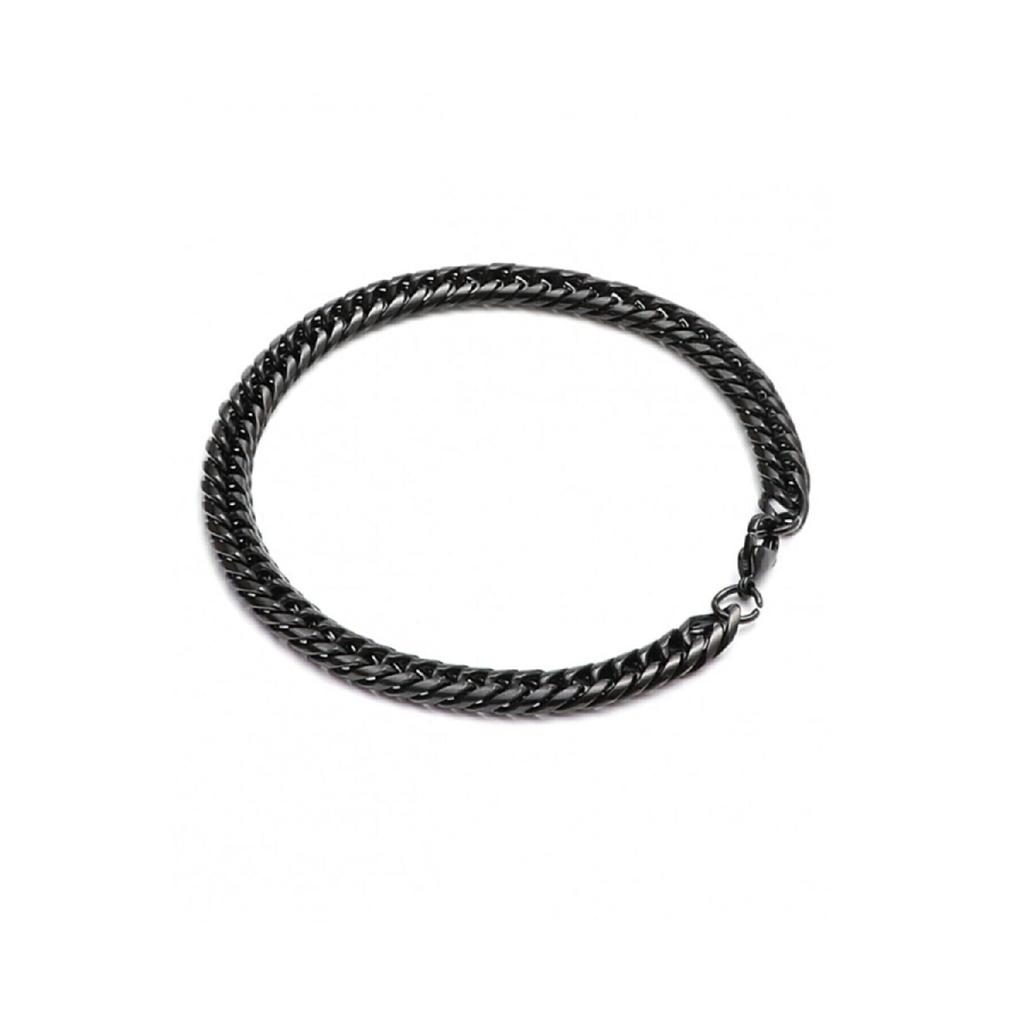 Браслет унисекс из кубинского серебра из стали