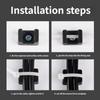 Universal Magnetic Wire Tie Holders Including 22mm Magnets Base and Tie for Indoor Outdoor Cable Management
