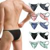 1Pc Nylon Pouch Briefs Breathable Panties Low-rise Underwear High Elastic Thong Men's
