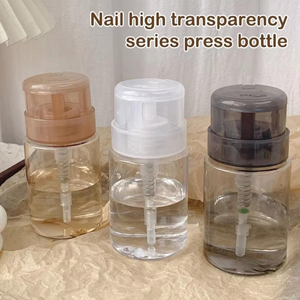 Plastic Refillable Bottles Empty Makeup Remover Bottle Ins Pump Dispenser Bottle For Nail Polish