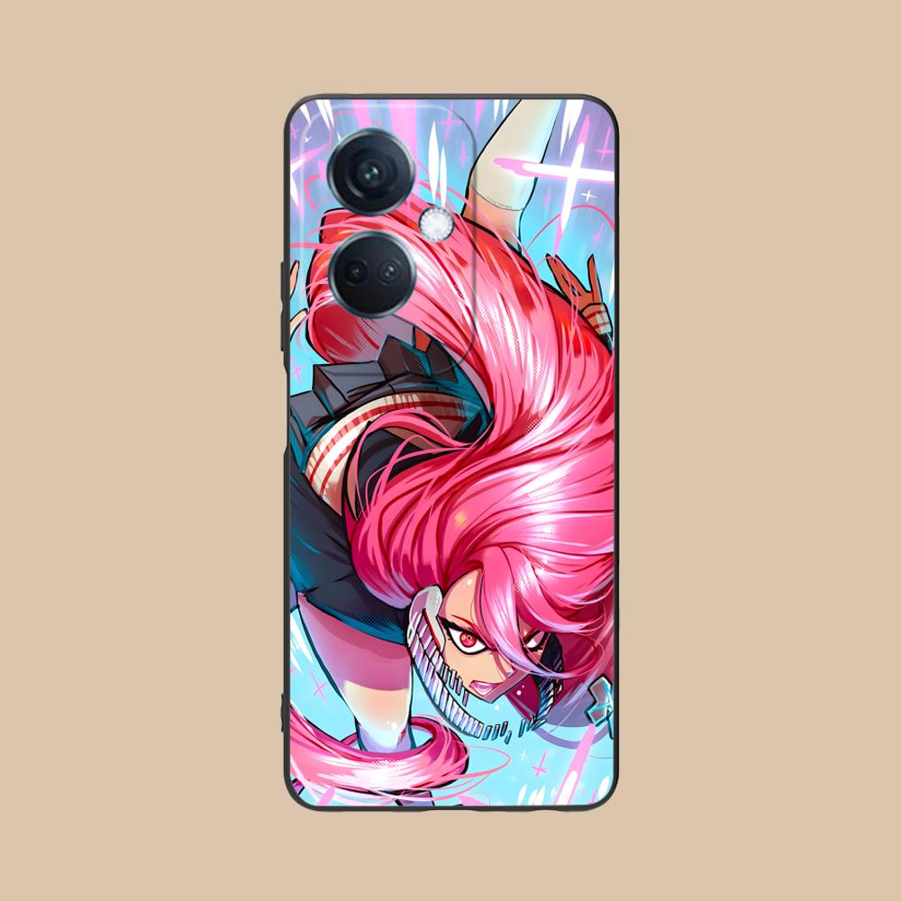 Чехол для телефона Dandadan Aira Shiratori для OPPO Reno 14 13 12 11 10 9 8 7 6 5 F T Pro 5G Цветной Печатный Чехол Красивый Роскошный Чехол