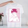 Аниме Saiki Kusuo No Sai-nan Saiki Новинка Забавная Винтажная Футболка с Круглым Вырезом для Мужчин Юмор Топ Футболка Юмор Уличная Одежда