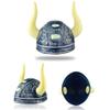 Roman Spartans Soldier Helmets Double Horn Designs Hat Adjustable for Cosplay Party and Theme Event Double Horn Helmets