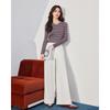 IEF 2025 Autumn Korean Style Wide-Leg Pants