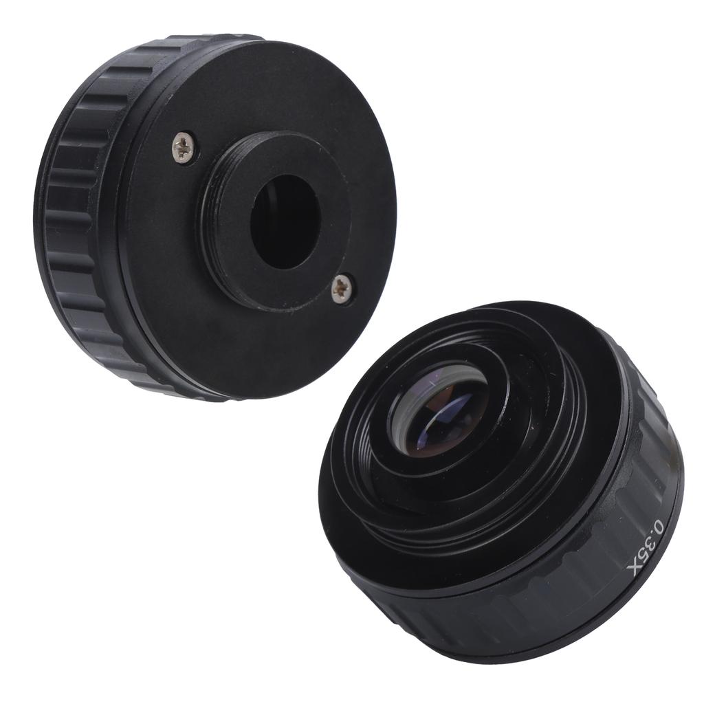 0.35X 38mm C Mount Lens Adapter Tube Microscope Accessory for Trinocular Stereo Microscope