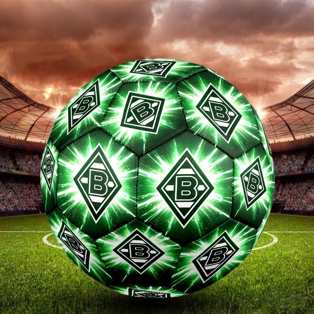 Borussia Monchengladbach Print Size 5 Soccer Ball, Standard Match Football for Sports Game and Team Practice, Ideal Gift for Soccer Fans