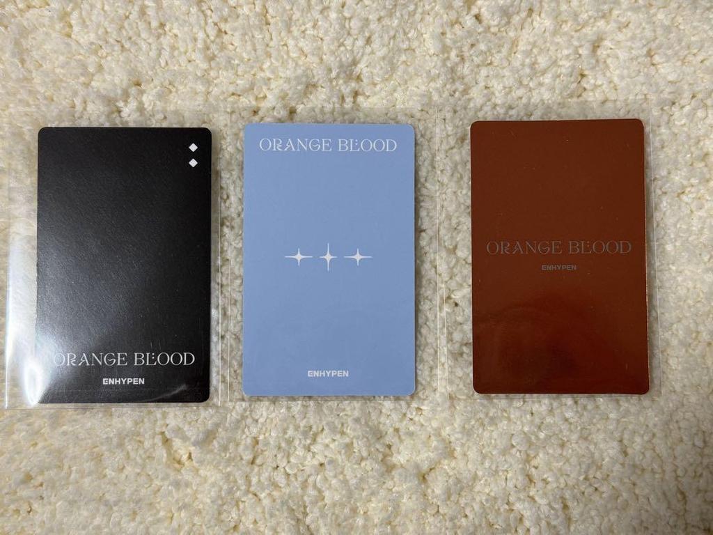 [ИСПОЛЬЗОВАННАЯ] ENHYPEN ORANGE BLOOD Коллекционная карточка Heeseung