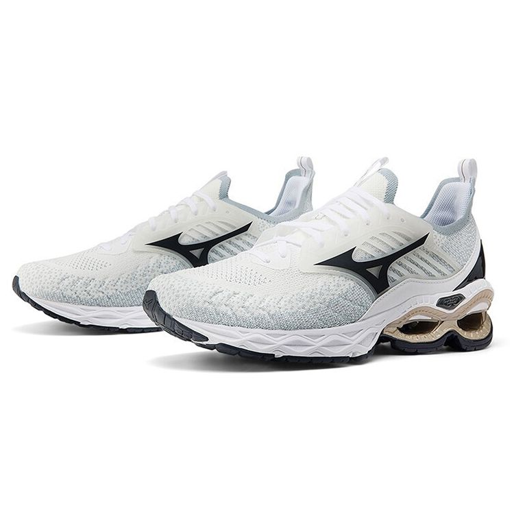 Mizuno Creation 22 Круглый носок Удобная ткань Синтетическая кожа Амортизация Нескользящая Износостойкая Дышащие Низкие Беговые кроссовки J1GC213390