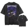Мужская одежда Новинки Топы и футболки Футболка Camisetas Стиранная Аниме Solo Leveling Графический принт Мужская одежда Футболка Футболки Мужчины