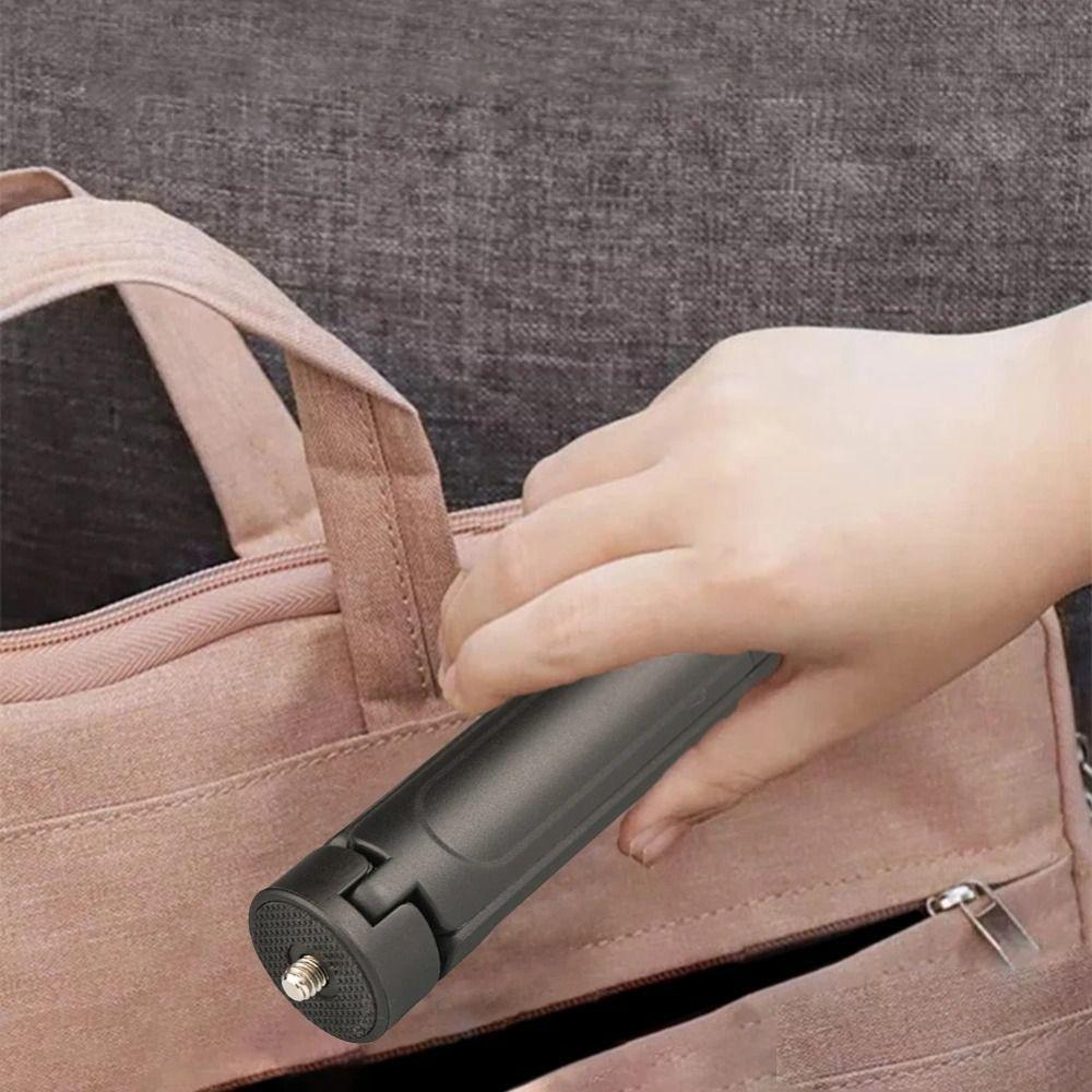 1/4 inch Screw Desktop Stand Tripod Aluminum Alloy Selfie Stick Webcam Tripod Vlogging