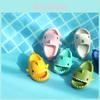 Милые мультяшные тапочки с акулами для малышей для мальчиков и девочек, нескользящие, мягкие дышащие сандалии из ЭВА