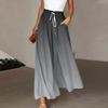 Women's Pants Boho Print Elastic High Waisted Pants Casual Wide Leg Long  Pant Trousers With Pocket