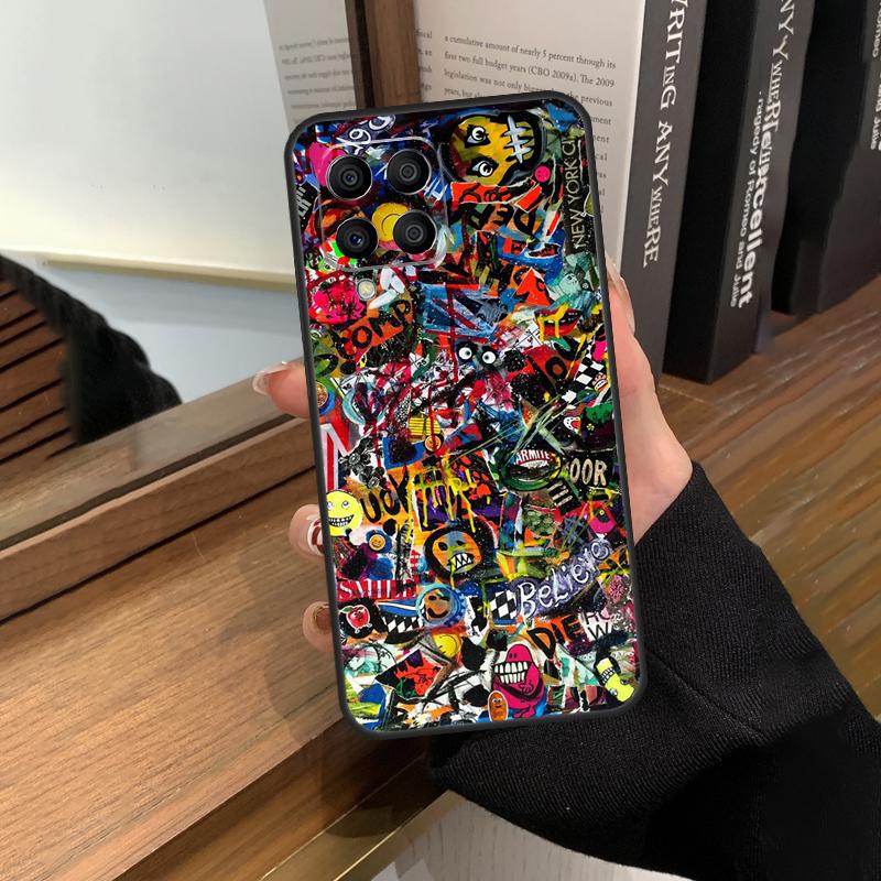 Чехол с граффити для Samsung Galaxy M56 M16 M36 M33 M53 M13 M12 M32 M52 M20 M15 M55 M31 M14 M35 M34 M54