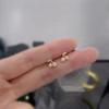 Серьги-гвоздики из стерлингового серебра S925, женские серьги с бриллиантами, вишневыми фруктами, темпераментный дизайн в стиле меньшинства, простые дикие серьги
