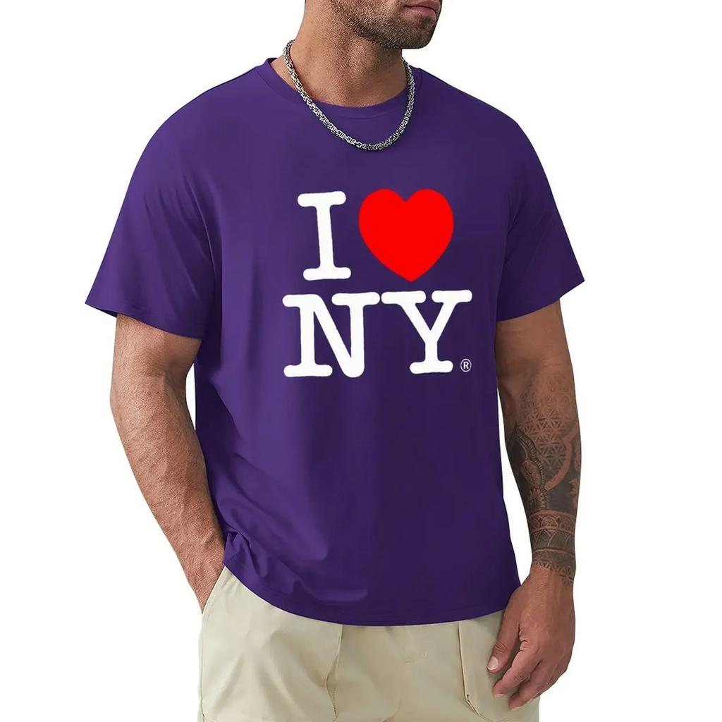 I Love New York Tourist I Heart Ny T Shirt Harajuku Short Sleeve T-shirt 100% Cotton Graphics Tshirt Tops