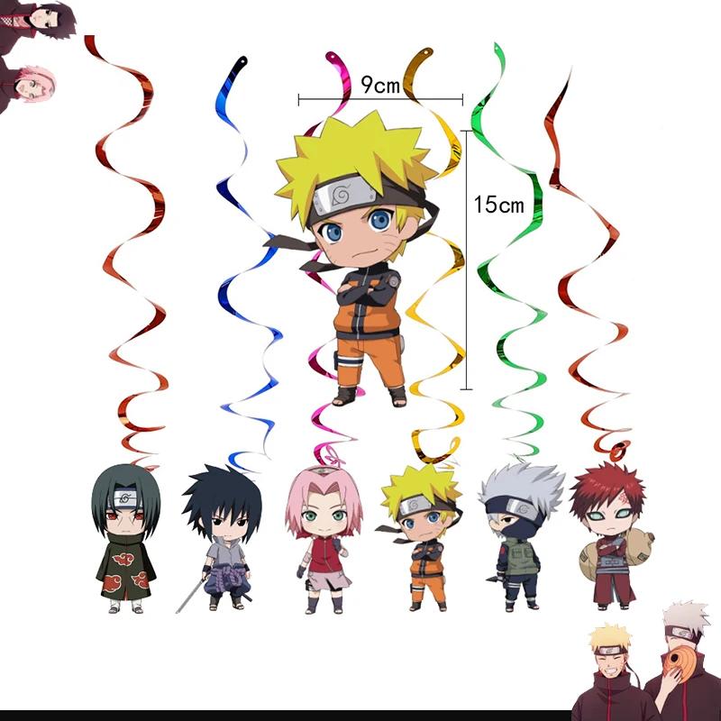 Наруто Декорации Мультяшные День Рождения Деко Повязка на Голову Подарки для Гостей Рюкзак Постер Одноразовая Посуда для Вечеринки Скатерть Тарелки Стаканы