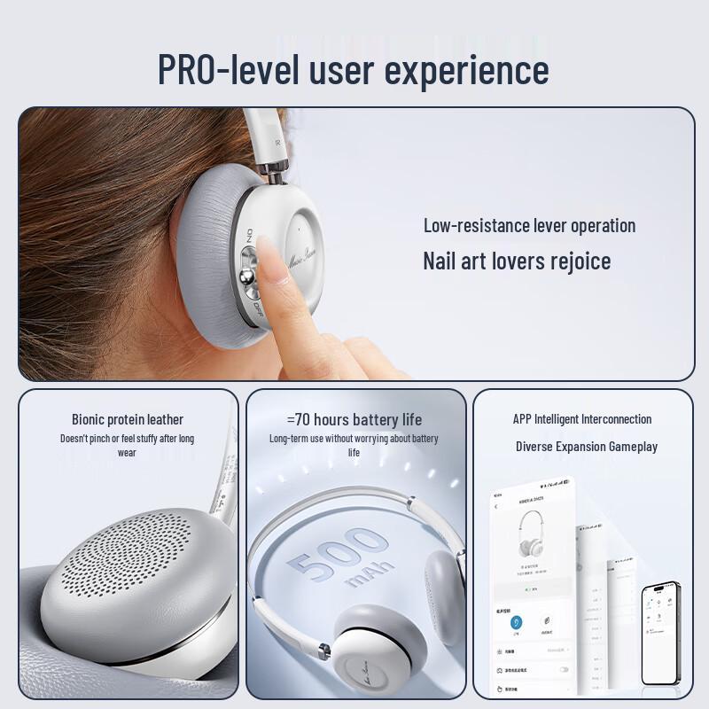 XIBERIA DM25 Gold Label Retro Wireless Bluetooth Headphones