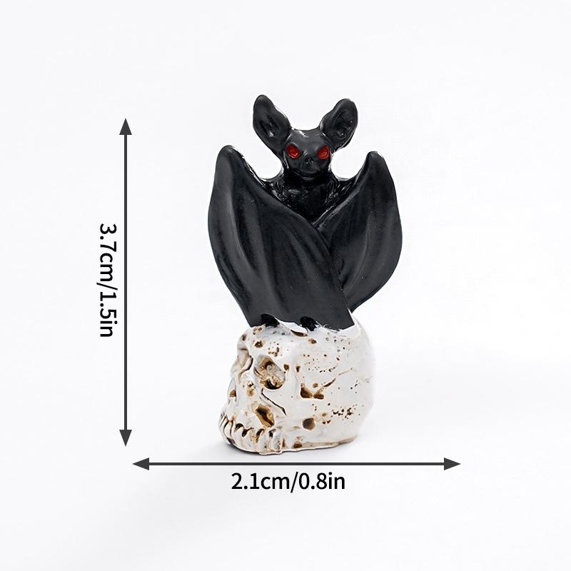 Хэллоуин Череп Орнамент Мумия Призрак Страшный Настольный Декор Хэллоуин Полимерные Миниатюры День Мертвых Детский Подарок Микро Ландшафт