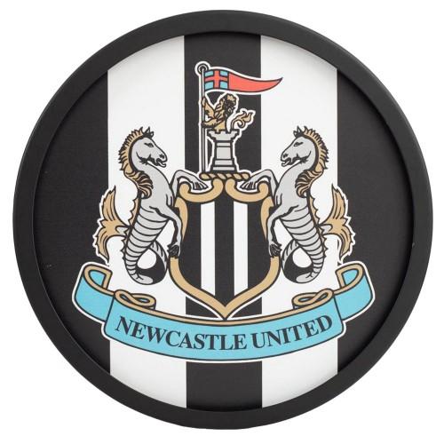 Newcastle United FC Metal Crest Sign
