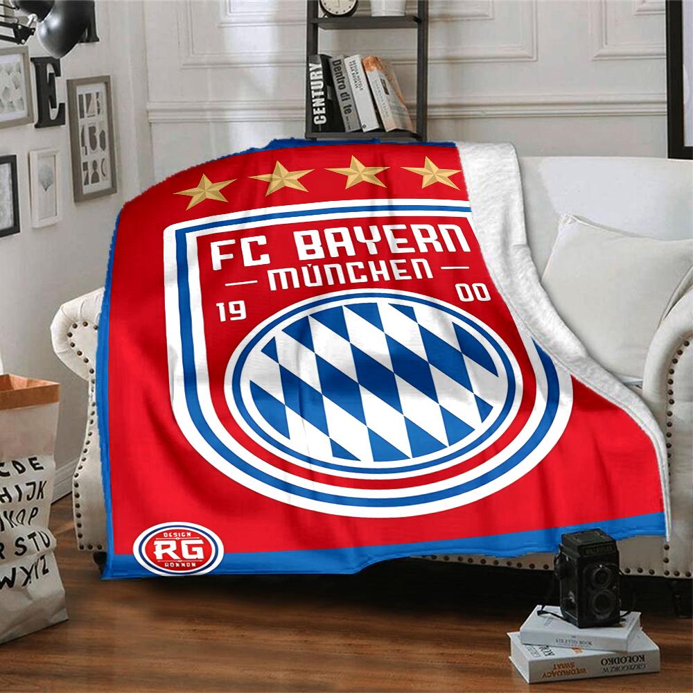 1pc Football Team (37) Blanket, Gift, for Men and Women, Soft Blanket, Good for Sofa Bed Couch Travel, Lightweight Flannel Blanket