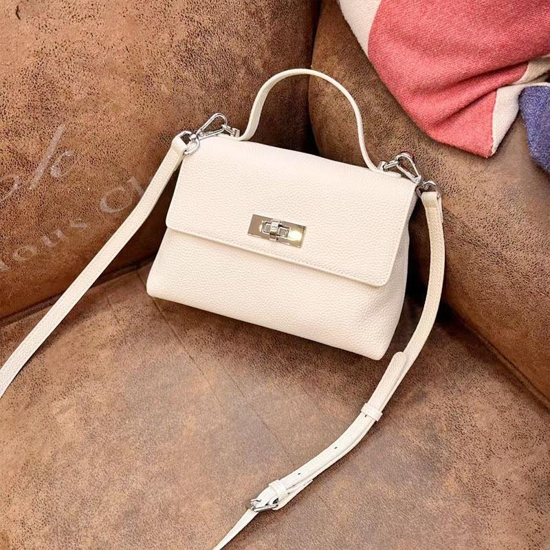 Женская сумка из натуральной кожи, легкая, роскошная, женская, маленькая, простая и стильная сумка на одно плечо Oblique Span