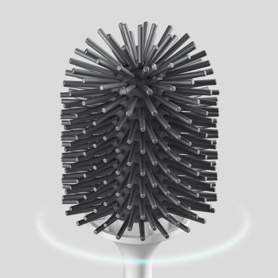 Туалетная щетка с возможностью настенного крепления Простая установка Конструкция слива Чистящая щетка с держателем Настенный аксессуар для ванной комнаты