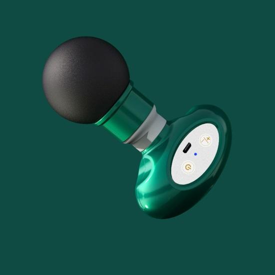 Мини-массажер для глубоких тканей, релаксация мышц, беспроводной бесшумный ручной массажер для фасции, домашний вибрационный массажный инструмент, мини-инструмент для фасции