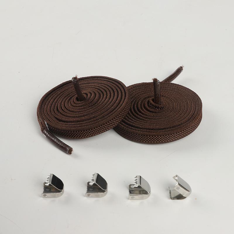 1 пара шнурков без завязок, эластичные шнурки, уличные кроссовки для отдыха, быстрые безопасные шнурки на плоской подошве для детей и взрослых, унисекс, ленивые шнурки