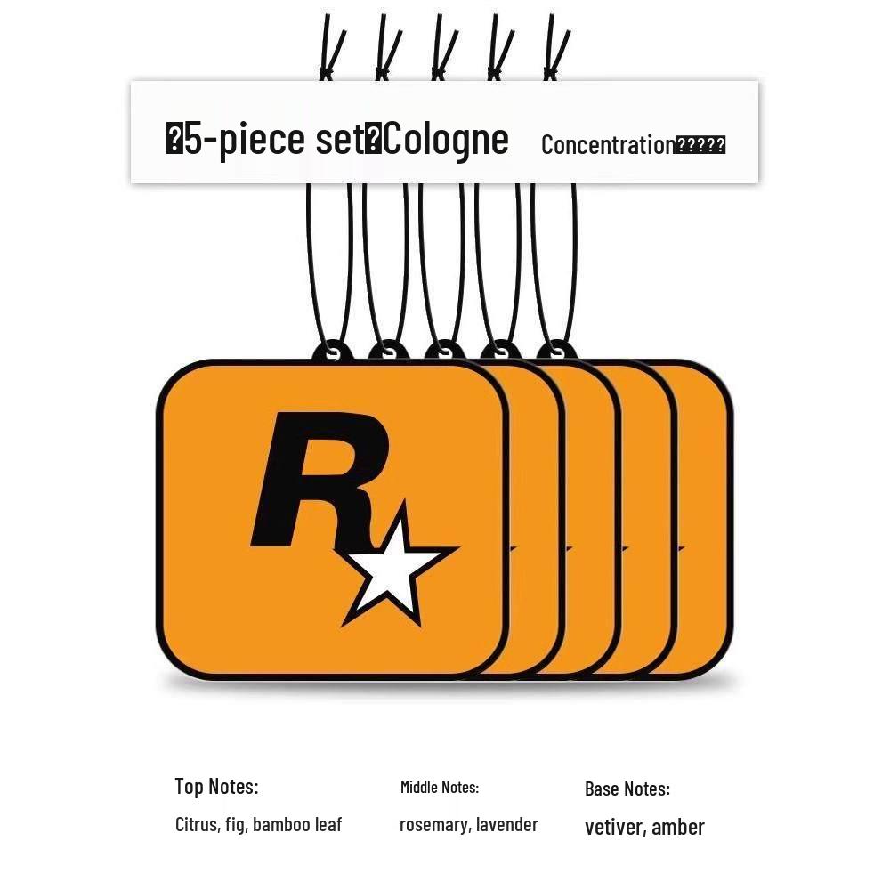 Карточная Звезда Буква R Долгоиграющий Ароматизатор Воздуха для Автомобиля с Эфирным Маслом Украшение