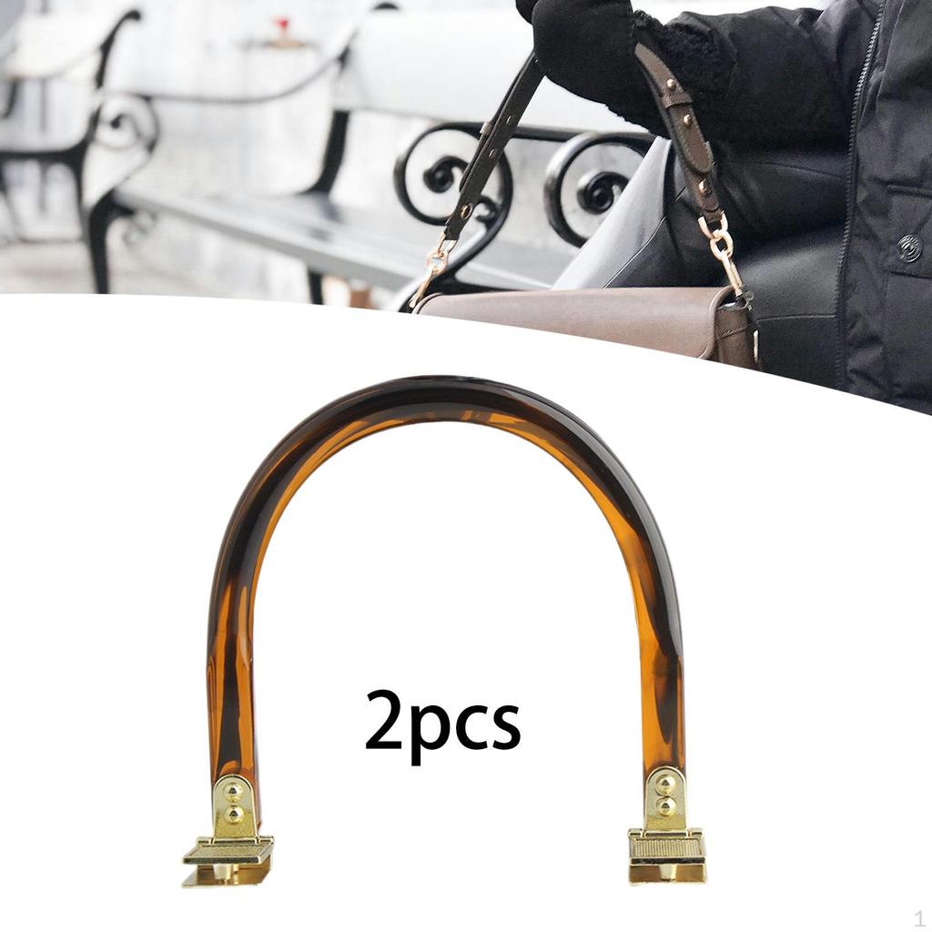 Bag Handle Ladies Stylish Detachable Sturdy Handcraft Practical Semicircular for Tote Handbag Beach
