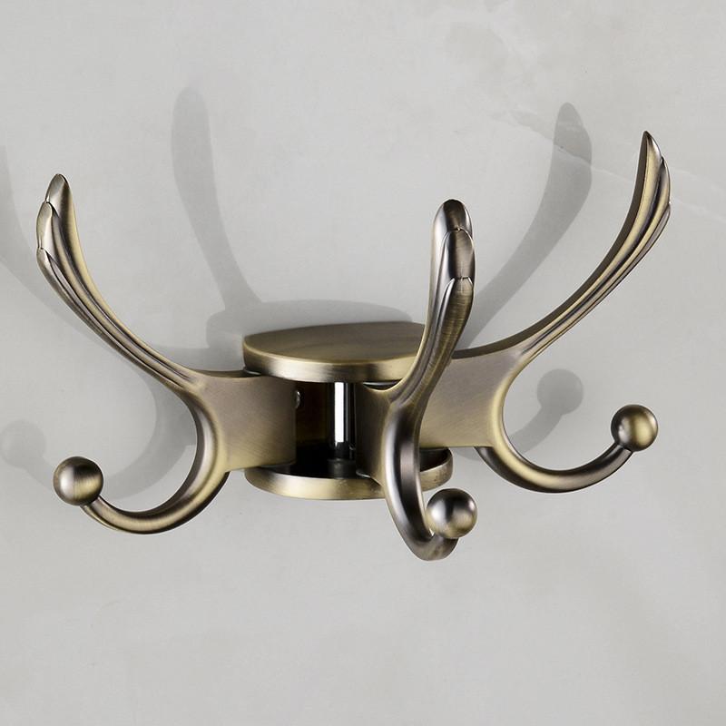 Tuqiu Bathroom Towel Hooks Wall Robe Hooks Black Kitchen Hanger Hook Gold Key Hat Bag Hanger Holder Clothes Hook 5 colors