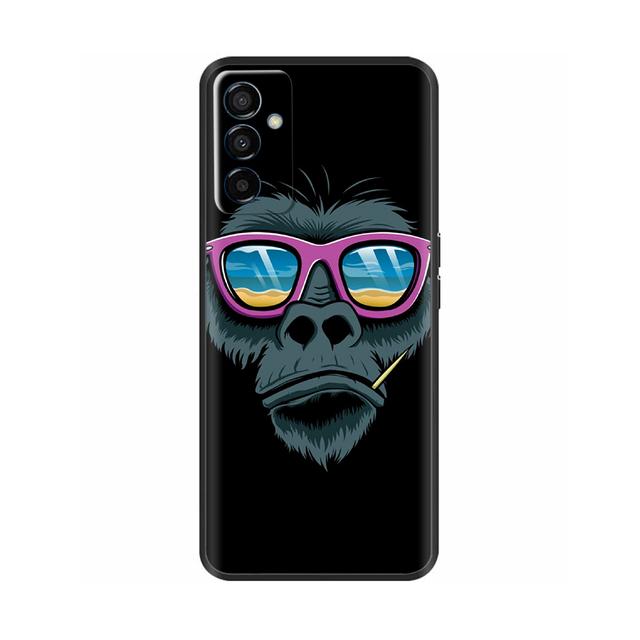 Case For Samsung F13 Case Cute Pattern Black Back Protectived Mobile Phone Cases For Samsung Galaxy F13 Sm -E135f F 13 Bumper