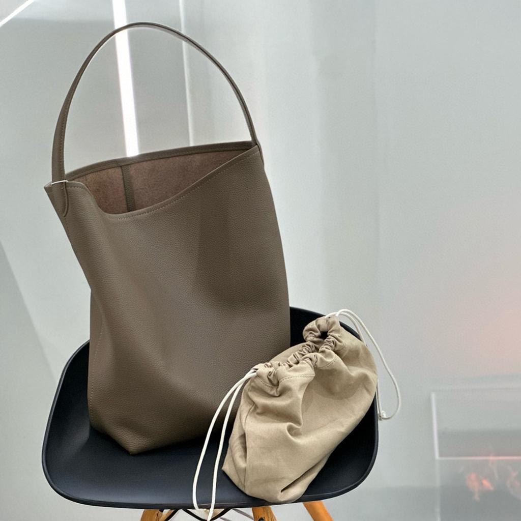 MENDY Bucket Bag Large Women's Bag Tote Bag Shoulder Bag Luxury Designer Genuine Leather Handbag Japanese Popular Bag Soft Hand