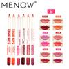 6Pcs Cosmetic Professional Wood Lipliner Waterproof Lady Charming Lip Liner Soft Pencil Makeup