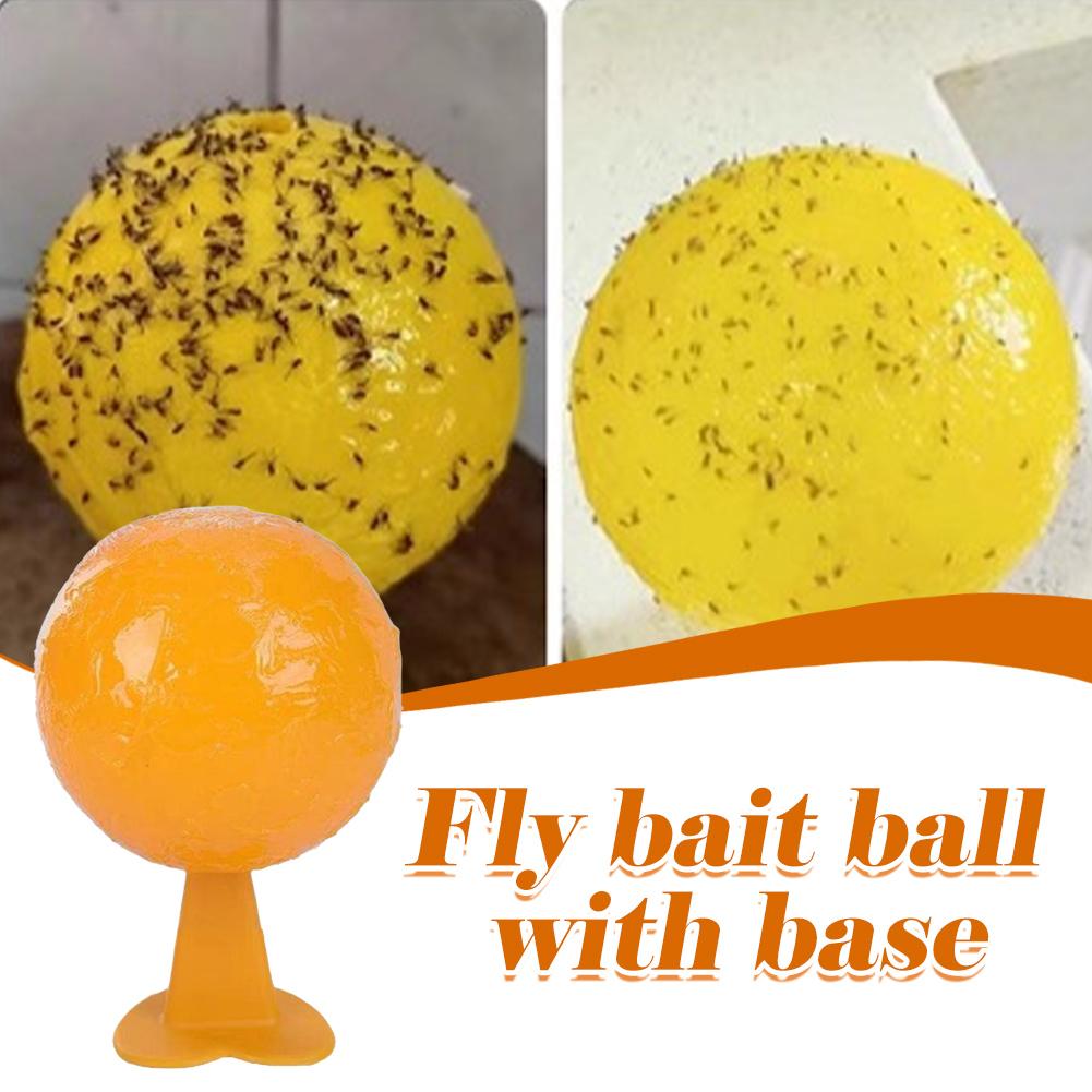 5pcs Ball Fruit Fly Catcher Pest Control Sticky Trap Insect Shaped Traps Insects Ball Citrus Fl N7I3