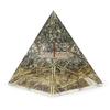 Crystal Pyramid Pyrite Tree Pyramid Vastu for Money Luck Prosperity Positive Glory Vastu Ray