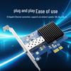 Realtek RT8127AF 10G PCIe 4.0 Network Card, Single Copper & Optical Fiber Port