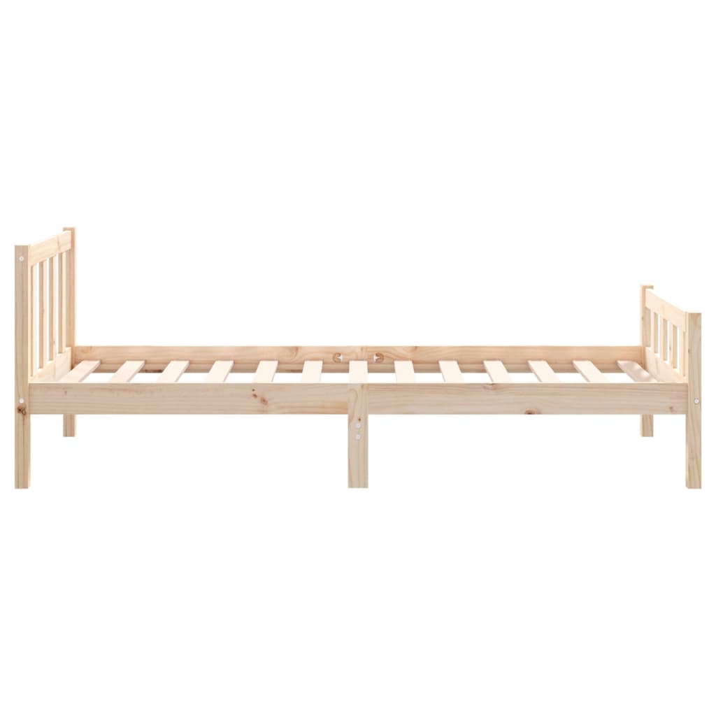 Solid Wood Bed 90x190 cm
