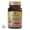Solgar Folic Acid 400, 100 Tablets, 3 units,Korean Health Food